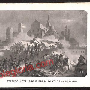 ag7644 - CARTOLINA D'EPOCA - Mantova Città - Attacco Notturno e Presa di Volta