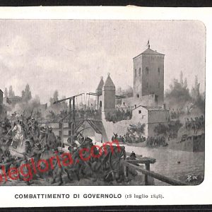 ag7645 - CARTOLINA D'EPOCA - Mantova Città - Combattimento di Governolo