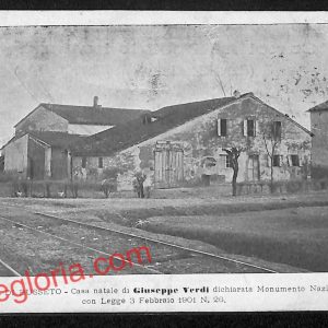 ah5486 - CARTOLINA  D'EPOCA - Parma Città - Giuseppe Verdi