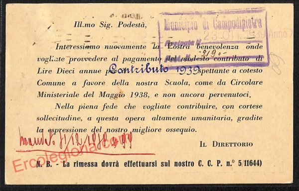 ae7331 - CARTOLINA D'EPOCA - Firenze Città - Scuola Italiana ''Cani Guida'' - immagine 2
