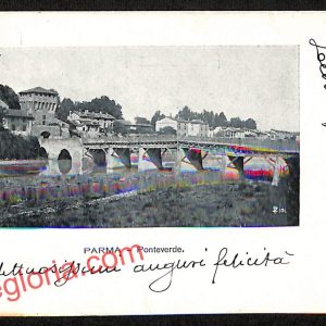 ah5491 - CARTOLINA  D'EPOCA - Parma Città - Ponteverde