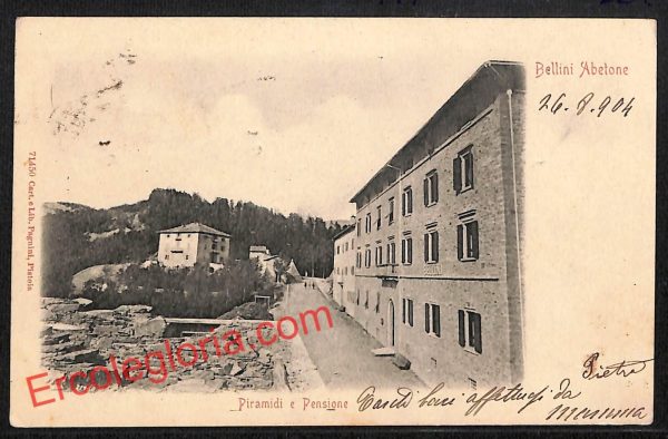 ah7909 - CARTOLINA D'EPOCA - Pistoia Città - Bellini Abetone