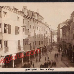 ag7651 - CARTOLINA D'EPOCA - Mantova Città - Piazza Purgo
