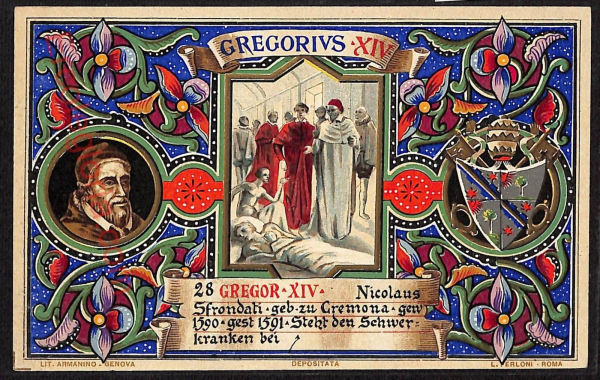 ae5494 - CARTOLINA D'EPOCA -Cremona Città - Gregorivs XIV