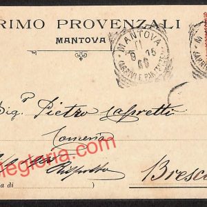 ag7660 - CARTOLINA D'EPOCA - Mantova Città - Primo Provenzali