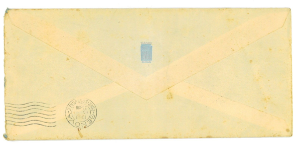 P3791 - ITALIA  1934, LETTERA ANNULLATA A BORDO DEL “CONTE DI SAVOIA” - immagine 2