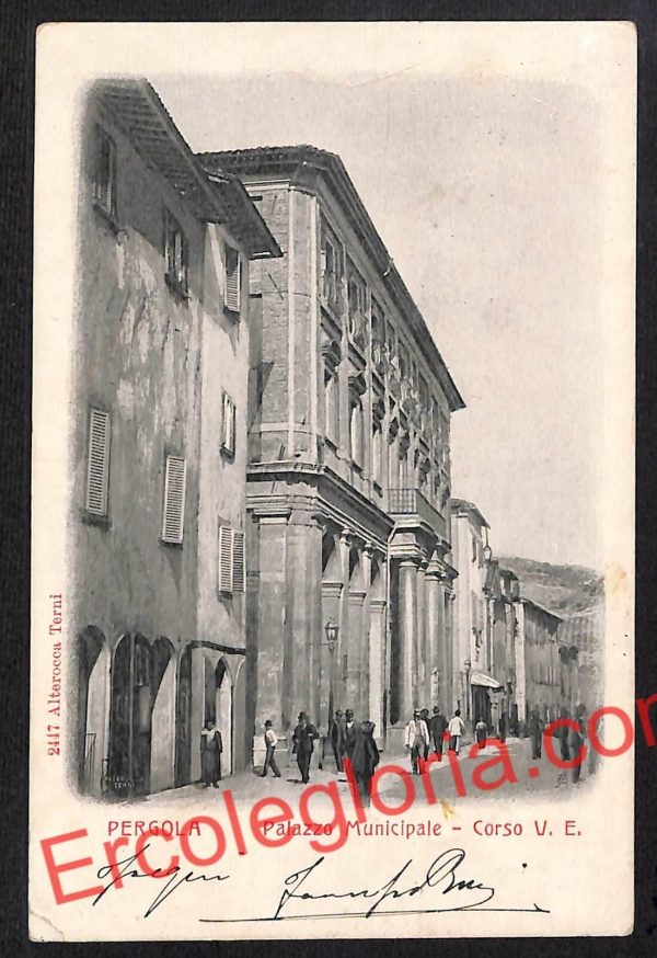 ah6598 - CARTOLINE  D'EPOCA - Pesaro e Urbino Provincia - Pergola