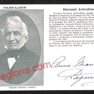 ag7668 - CARTOLINA D'EPOCA - Mantova Città - Giovanni Arrivabene