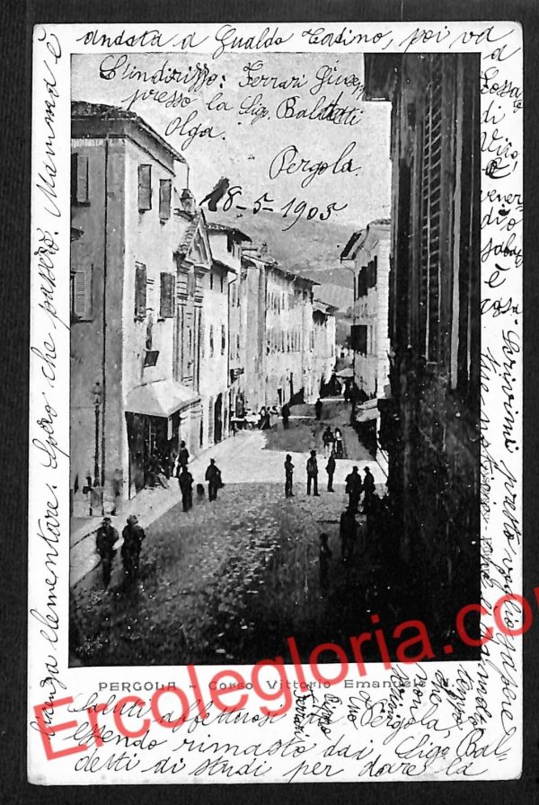 ah6602 - CARTOLINE  D'EPOCA - Pesaro e Urbino Provincia - Pergola