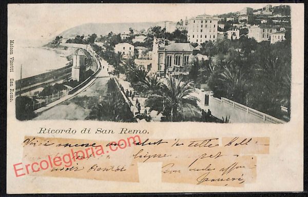 ag4992 - CARTOLINA D'EPOCA - Imperia Provincia - Sanremo