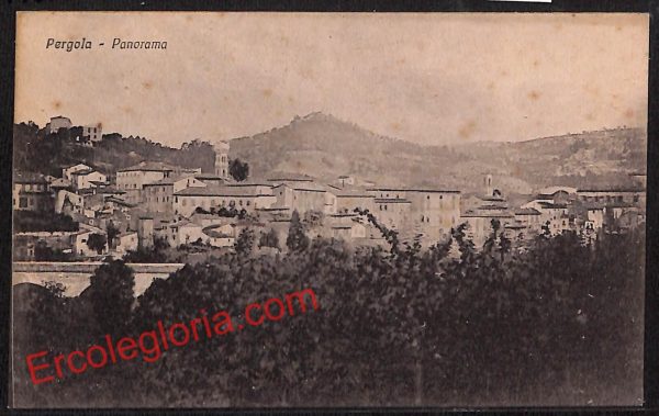 ah6606 - CARTOLINE  D'EPOCA - Pesaro e Urbino Provincia - Pergola