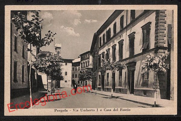 ah6608 - CARTOLINE  D'EPOCA - Pesaro e Urbino Provincia - Pergola