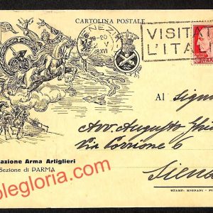 ah5492 - CARTOLINA  D'EPOCA - Parma Città - Associazione Arma Artiglieri