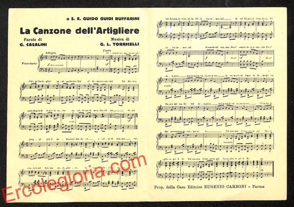 ah5492 - CARTOLINA  D'EPOCA - Parma Città - Associazione Arma Artiglieri - immagine 2