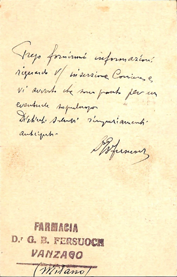 ac4325 - CARTOLINA D'EPOCA - Milano Provincia - VANZAGO - immagine 2