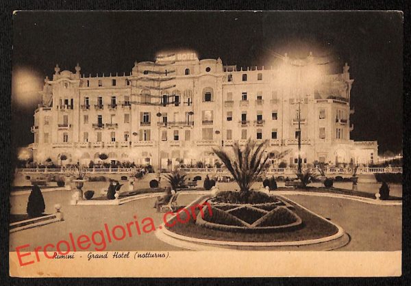 ai0662 - CARTOLINA D'EPOCA - Rimini Città - Grand Hotel