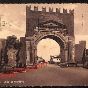 ai0666 - CARTOLINA D'EPOCA - Rimini Città - Arco di Augusto