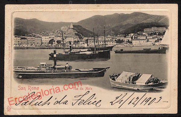 ag5000 - CARTOLINA D'EPOCA - Imperia Provincia - Sanremo  1903
