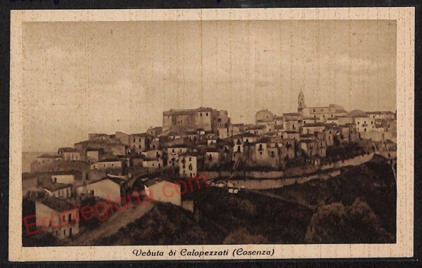 ae5427 - CARTOLINA D'EPOCA - Cosenza Provincia - Calopezzati
