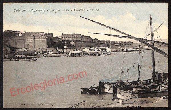 ae5428 - CARTOLINA D'EPOCA - Cosenza Provincia - Cotrone