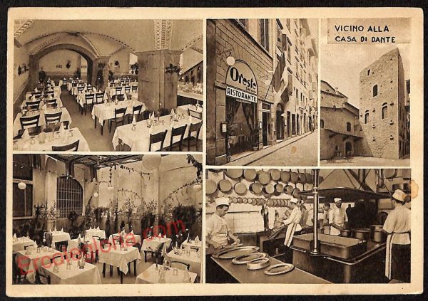 ae7341 - CARTOLINA D'EPOCA - Firenze Città - Ristorante ''Oreste''