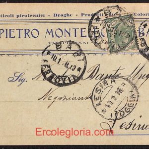 ae0738 - CARTOLINA  D'EPOCA - Bari Città - Pietro Monteleone  1916