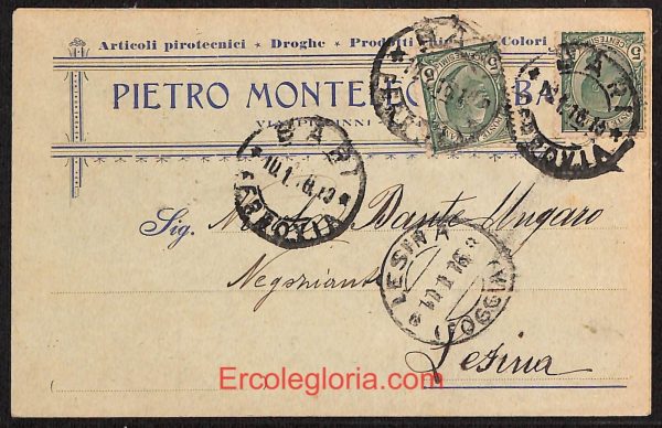 ae0738 - CARTOLINA  D'EPOCA - Bari Città - Pietro Monteleone  1916