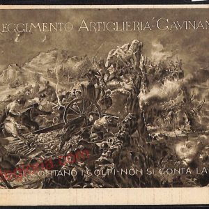 ae7233 - CARTOLINA D'EPOCA - Firenze - 43° Reggimento Artiglieria  'Gavinana II'
