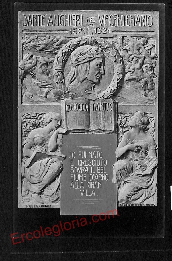 ae7237 - CARTOLINA D'EPOCA - Firenze Città - Dande Alighieri
