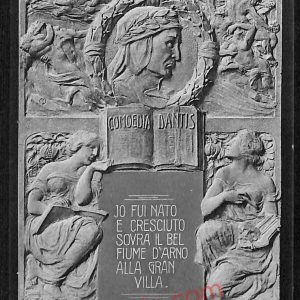 ae7239 - CARTOLINA D'EPOCA - Firenze Città - Dande Alighieri