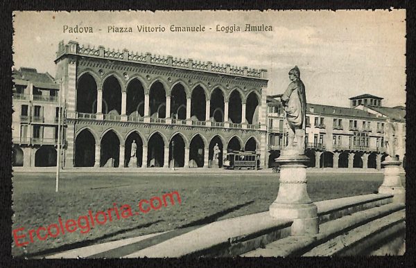 ah4118 - CARTOLINA D'EPOCA - Padova Città - Piazza Vittorio Emanuele