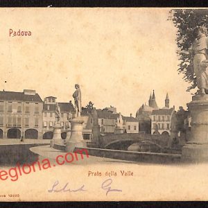 ah4124 - CARTOLINA D'EPOCA - Padova Città - Prato della Valle