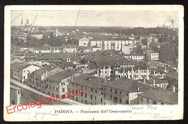 ah4127 - CARTOLINA D'EPOCA - Padova Città - Panorama dall' Osservatorio