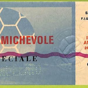 ZA1018   - Vecchio  BIGLIETTO PARTITA  CALCIO -  1975: Napoli