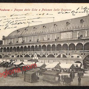 ah4129 - CARTOLINA D'EPOCA - Padova Città - Piazza delle Erbe