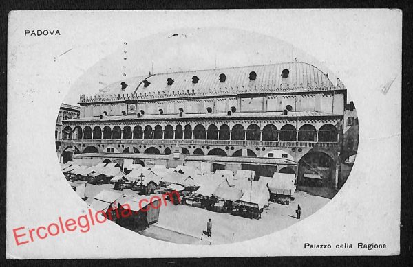 ah4130 - CARTOLINA D'EPOCA - Padova Città - Palazzo della Ragione