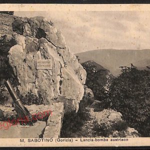 ag1643 - CARTOLINA D'EPOCA - Gorizia Città - Lancia-bombe Austriaco  1937