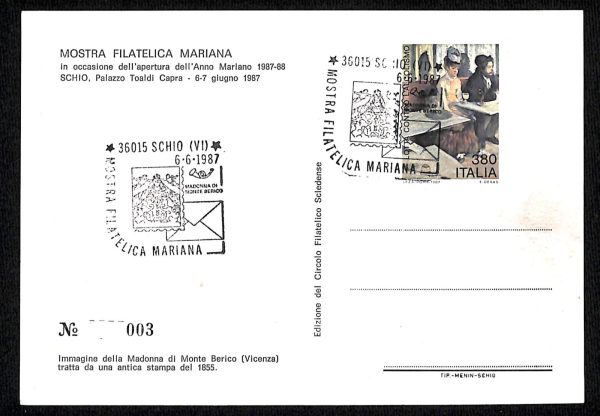 ab4131 -  CARTOLINA  D'EPOCA - Vicenza  Provincia  -   Schio - immagine 2