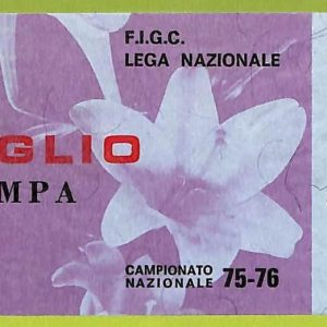 ZA1024   - Vecchio  BIGLIETTO PARTITA  CALCIO -  1975/1976: Napoli