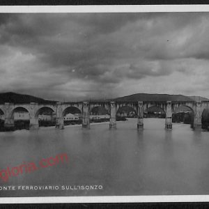 ag1656 - CARTOLINA D'EPOCA - Gorizia Città - Ponte Ferroviario sull' Isonzo