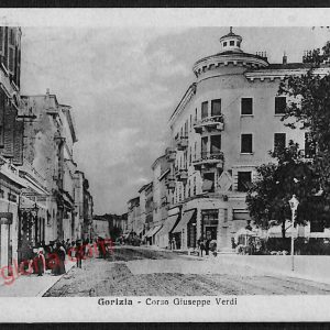 ag1661 - CARTOLINA D'EPOCA - Gorizia Città - Corso Giuseppe Verdi