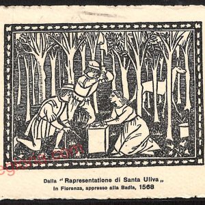 ae7264 - CARTOLINA D'EPOCA - Firenze Città - Rapresentatione di Santa Uliva