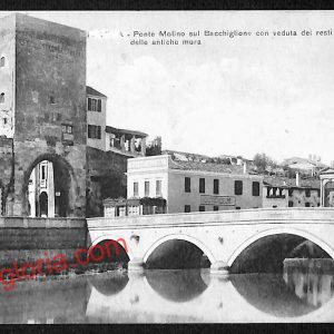 ah4134 - CARTOLINA D'EPOCA - Padova Città - Ponte Molino sul Bacchiglione