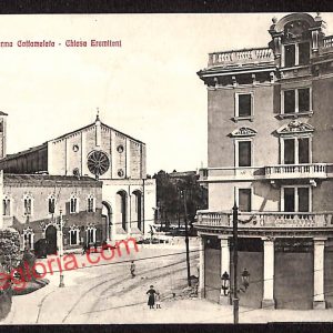 ah4135 - CARTOLINA D'EPOCA - Padova Città - Chiesa Eremitani