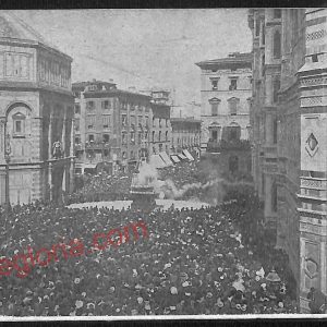 ae7270 - CARTOLINA D'EPOCA - Firenze Città - Carro nel giorno del Sabato Santo