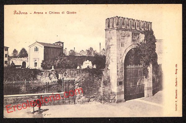 ah4136 - CARTOLINA D'EPOCA - Padova Città - Chiesa di Giotto