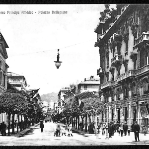ab7070  -  CARTOLINA  D'EPOCA - Savona Città - Palazzo Dellepiane