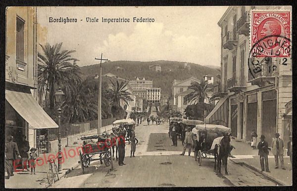 ag4583 - CARTOLINA D'EPOCA - Imperia Provincia - Bordighera   1912