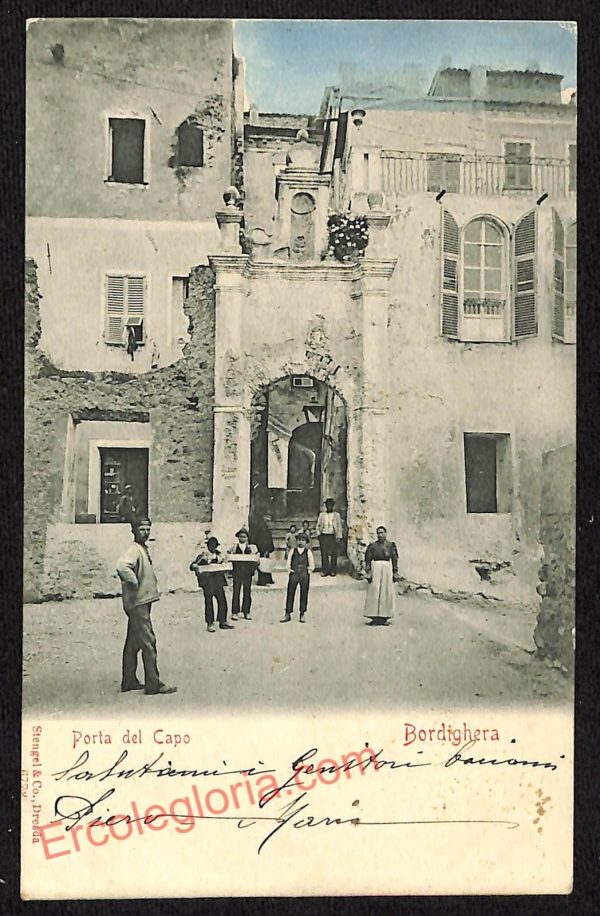 ag4587 - CARTOLINA D'EPOCA - Imperia Provincia - Bordighera