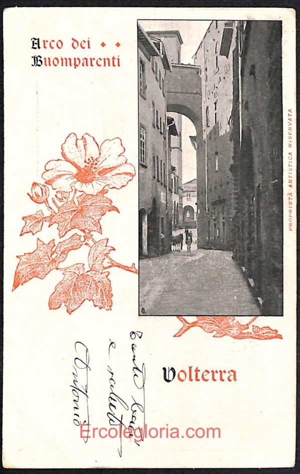 ad7297 - CARTOLINA D'EPOCA - Pisa Provincia - Volterra    1904